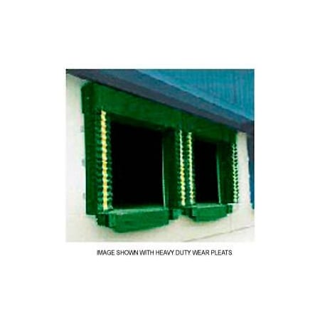 Chalfant Sewing Fabricators, Inc. Chalfant Green Dock Door Seal Model 131 Heavy Duty 40 Ounce 8'W x 10'H 131-8X10GREEN